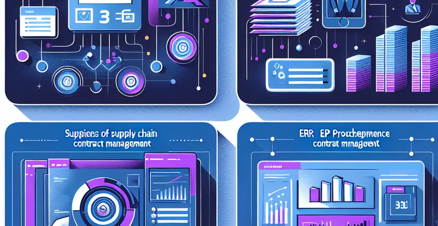 合同管理软件 vs ERP 采购模块：供应链契约的 3 重管控维度